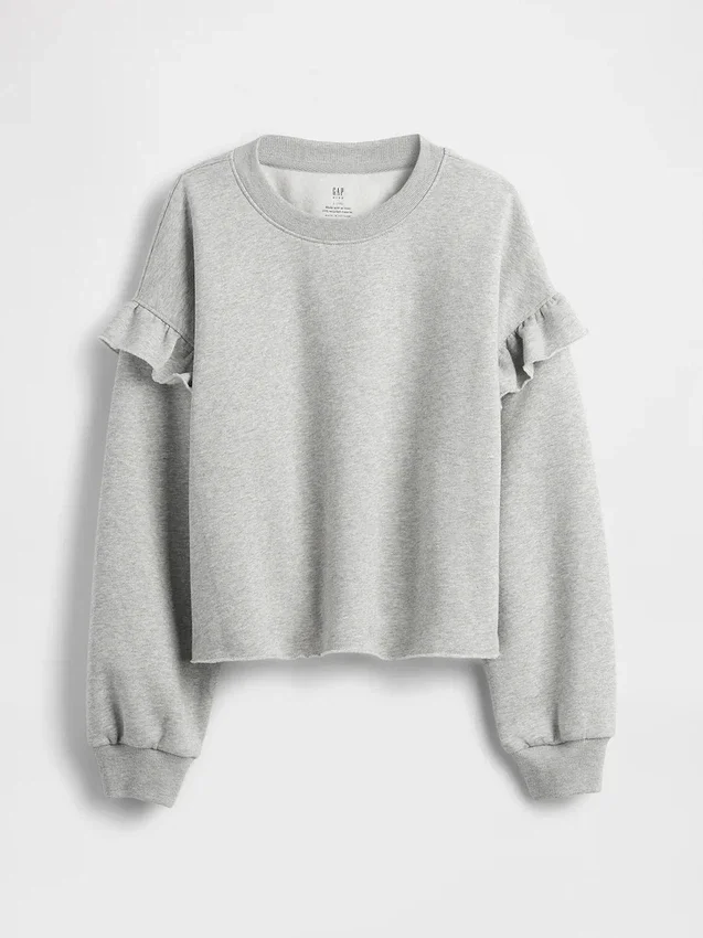 Kids Vintagesoft Ruffle Sweatshirt