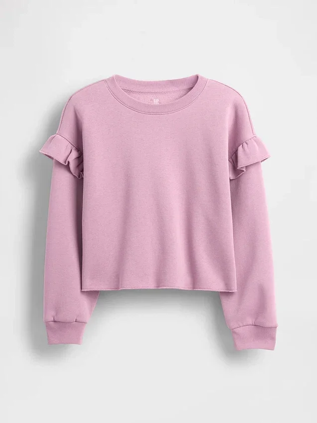 Kids Vintagesoft Ruffle Sweatshirt