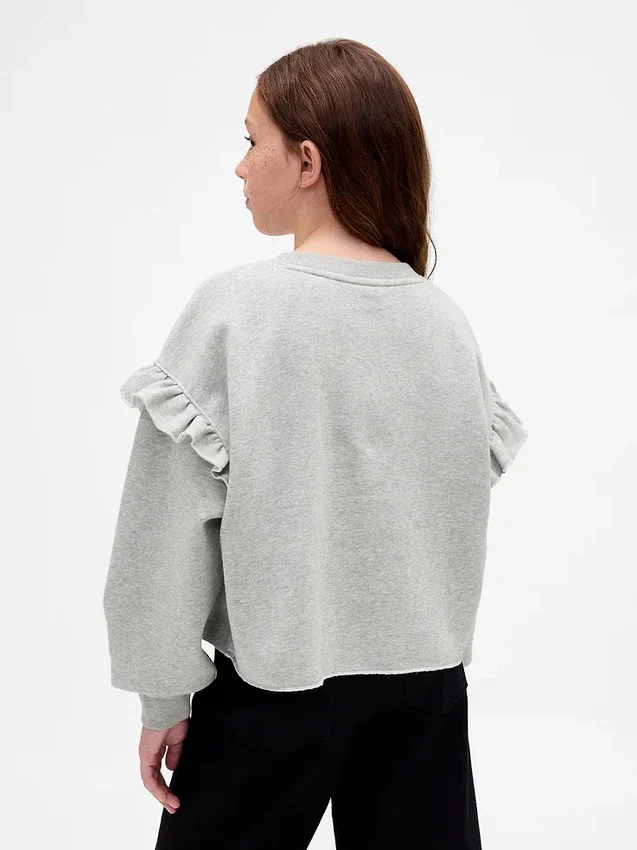 Kids Vintagesoft Ruffle Sweatshirt