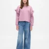 Kids Vintagesoft Ruffle Sweatshirt