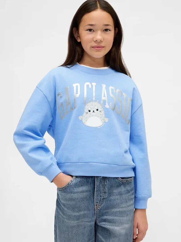 Kids Vintagesoft Squishmallow Logo Sweatshirt