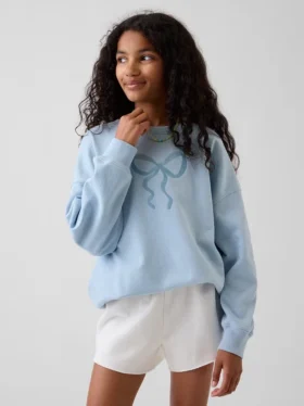 Kids Vintagesoft Terry Oversized Graphic Sweatshirt