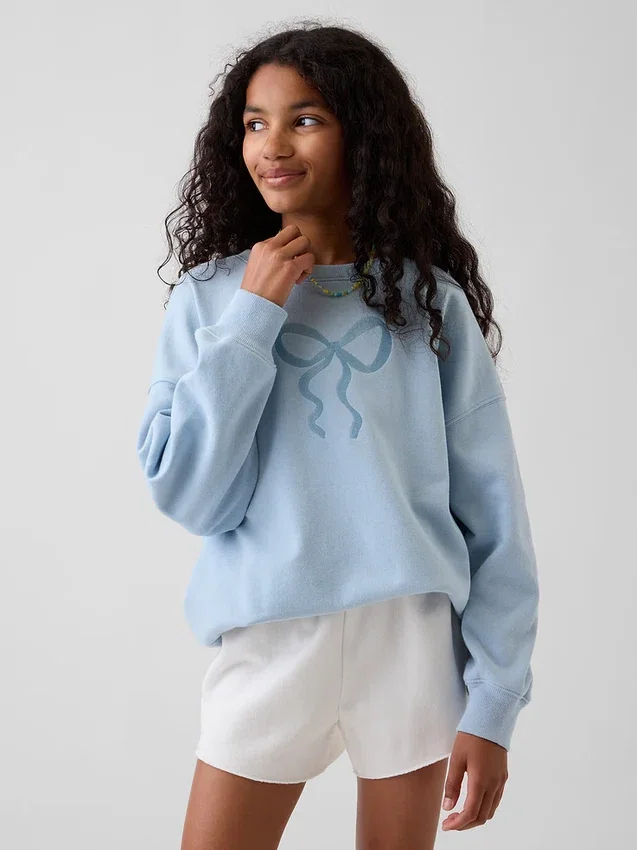 Kids Vintagesoft Terry Oversized Graphic Sweatshirt