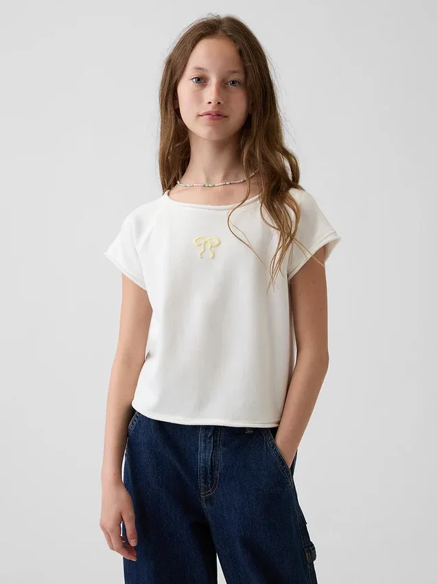 Kids Vintagesoft Terry Raglan Graphic Sweatshirt