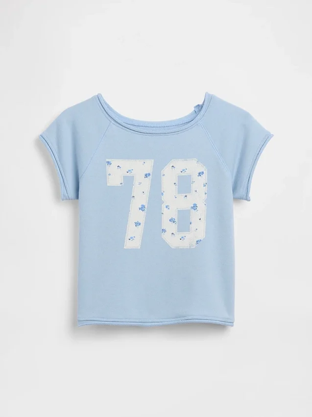 Kids Vintagesoft Terry Raglan Graphic Sweatshirt
