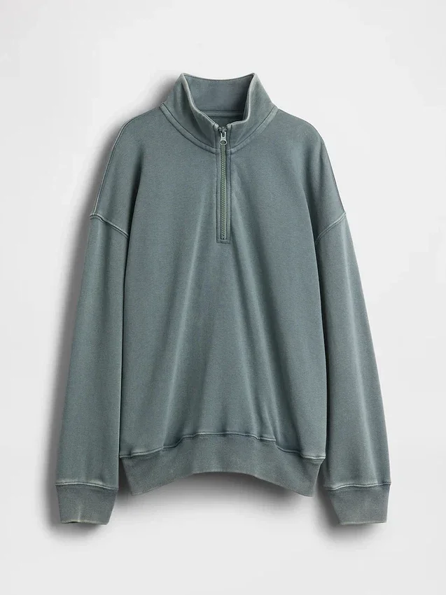 Kids Vintagesoft Terry Relaxed Half-Zip Pullover