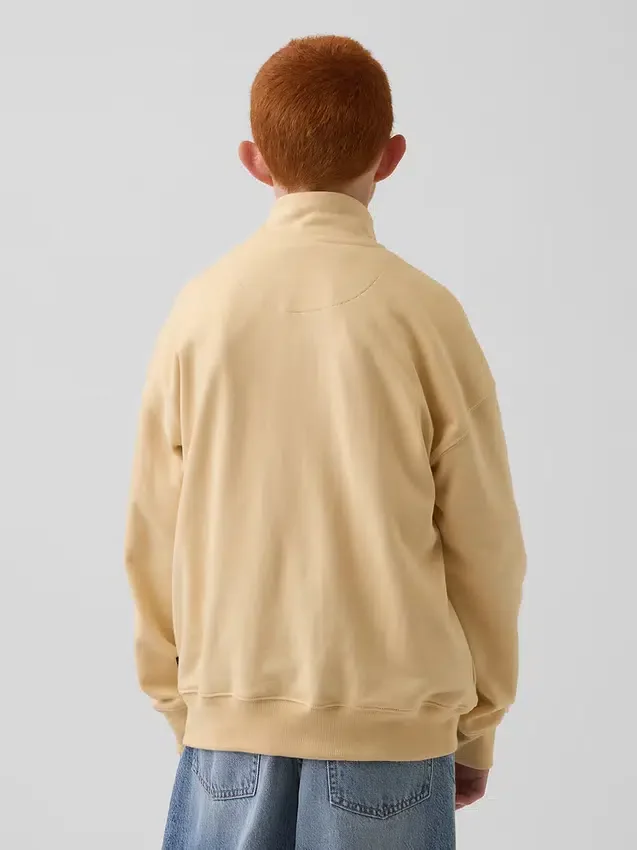 Kids Vintagesoft Terry Relaxed Half-Zip Pullover