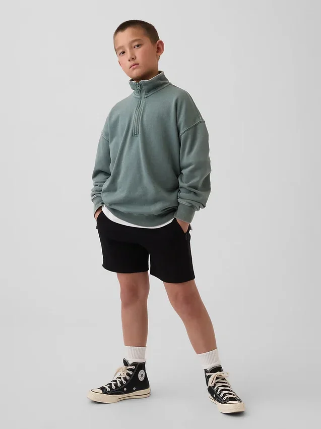 Kids Vintagesoft Terry Relaxed Half-Zip Pullover