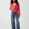 Kids Vintagesoft Terry Wedge Zip Hoodie