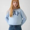 Kids Vintagesoft Terry Wide-Neck Logo Sweatshirt