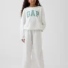 Kids Vintagesoft Terry Wide-Neck Logo Sweatshirt