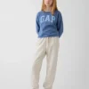 Kids Vintagesoft Terry Wide-Neck Logo Sweatshirt