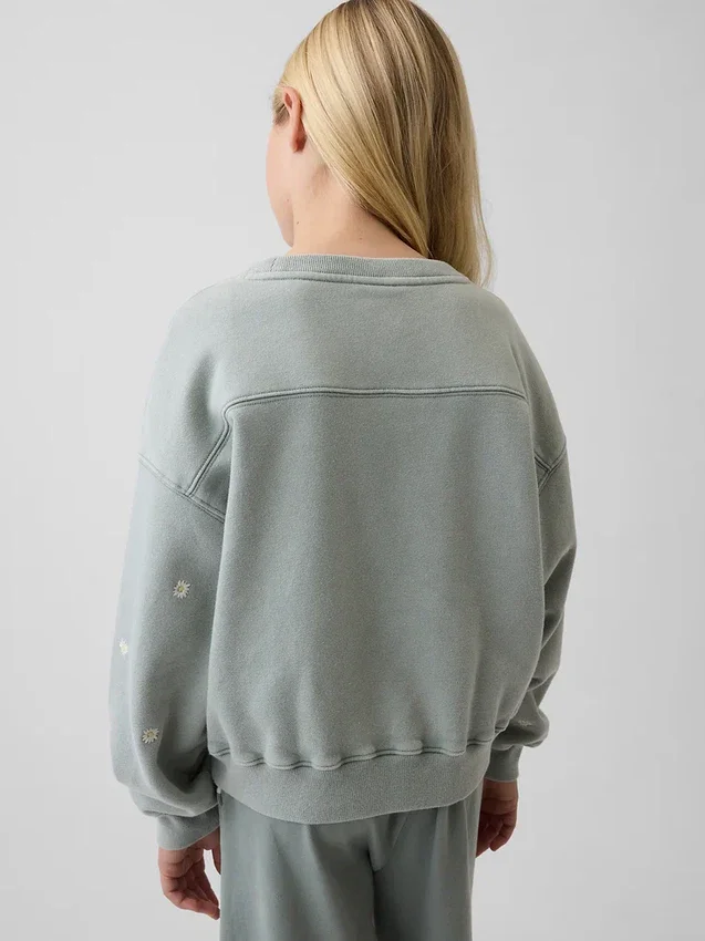 Kids Vintagesoft Wedge Crewneck Sweatshirt