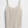 Kids Waffle Lace-Trim Cami