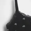 Kids Waffle Lace-Trim Cami