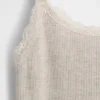 Kids Waffle Lace-Trim Cami