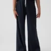 Kids Waffle Relaxed Easy Wide-Leg Pants