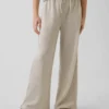 Kids Waffle Relaxed Easy Wide-Leg Pants