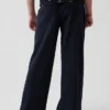 Kids Waffle Relaxed Easy Wide-Leg Pants