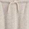 Kids Waffle Relaxed Easy Wide-Leg Pants