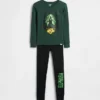 Kids Wicked Organic Brushed Cotton Pj Set