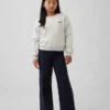 Kids Wide-Leg Foldover Leggings