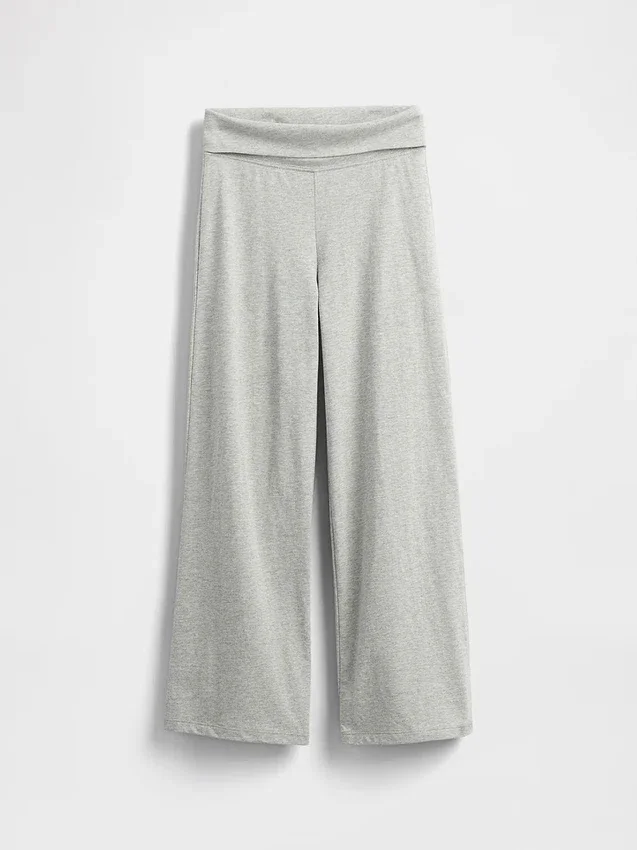 Kids Wide-Leg Foldover Leggings