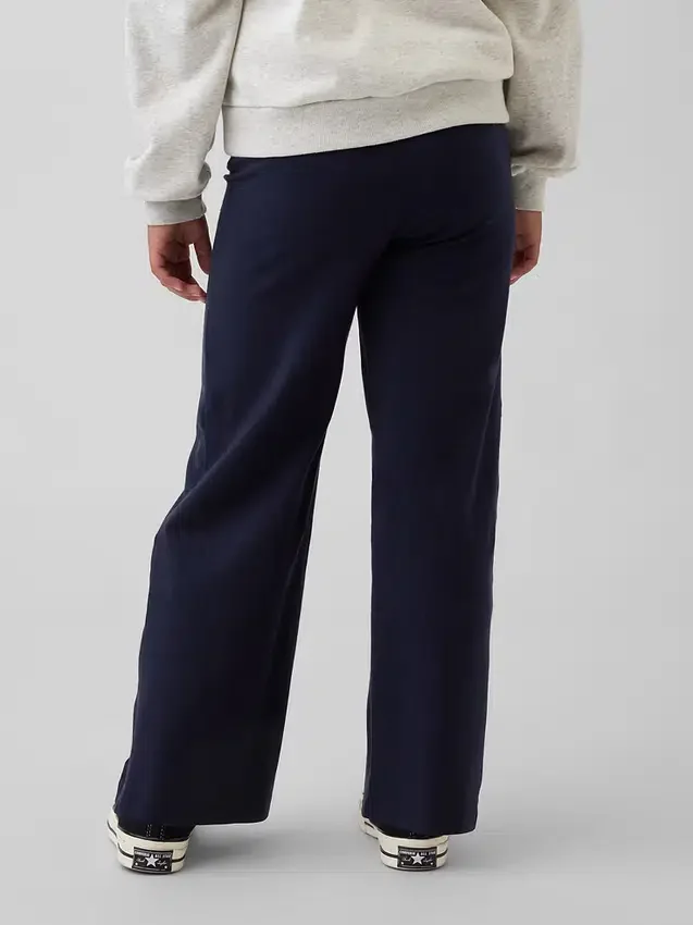 Kids Wide-Leg Foldover Leggings