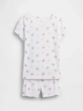 Kids Winnie the Pooh Organic Brushed Cotton Pj Short Set
