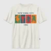 Kids Winter Sports Vintage Graphic T-Shirt