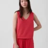Knit Crop Tank Top