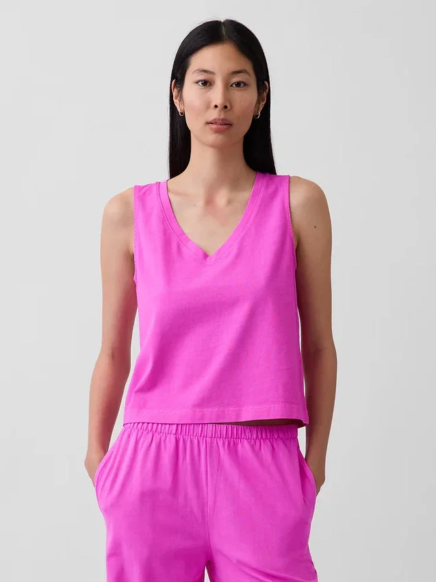 Knit Crop Tank Top