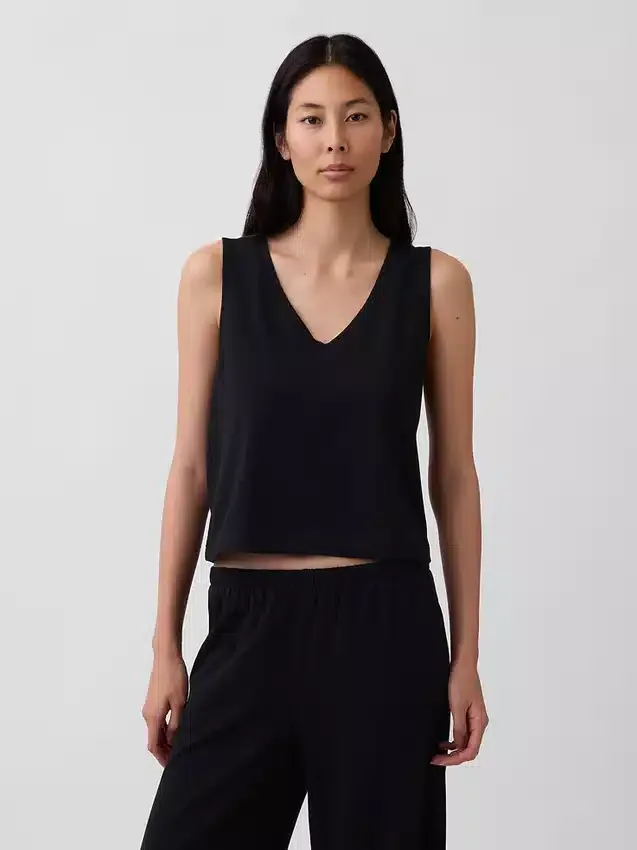 Knit Crop Tank Top