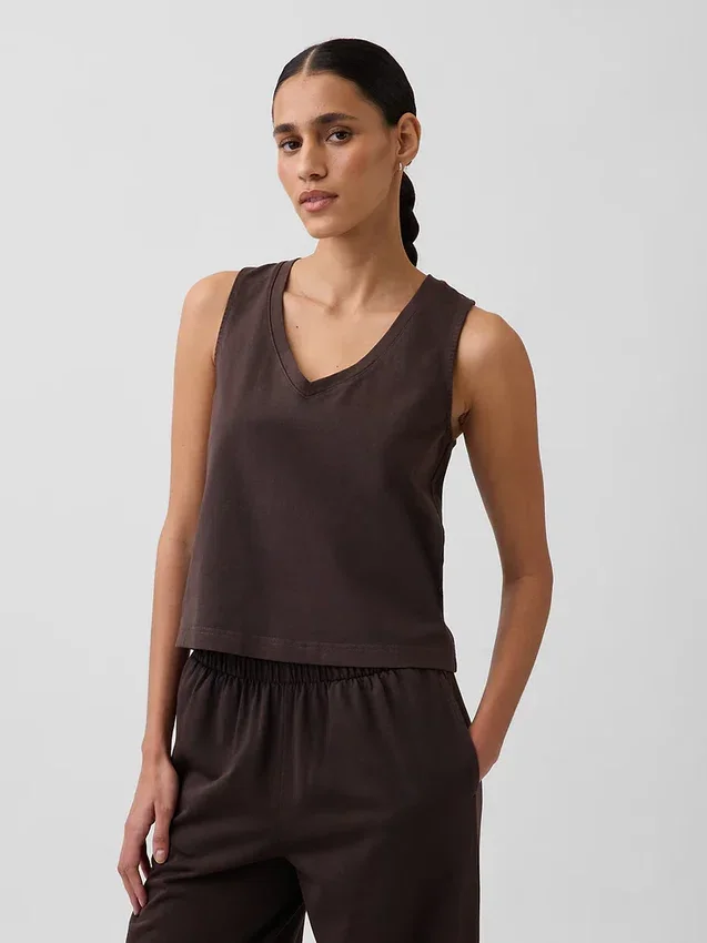 Knit Crop Tank Top