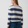 Knit Oversized Crop T-Shirt