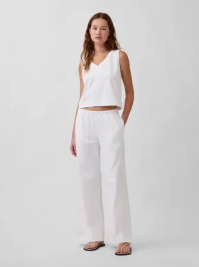 Knit Wide-Leg Pants