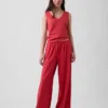 Knit Wide-Leg Pants