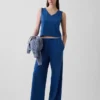Knit Wide-Leg Pants