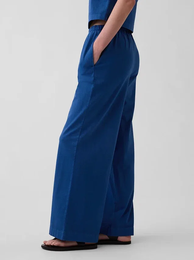 Knit Wide-Leg Pants