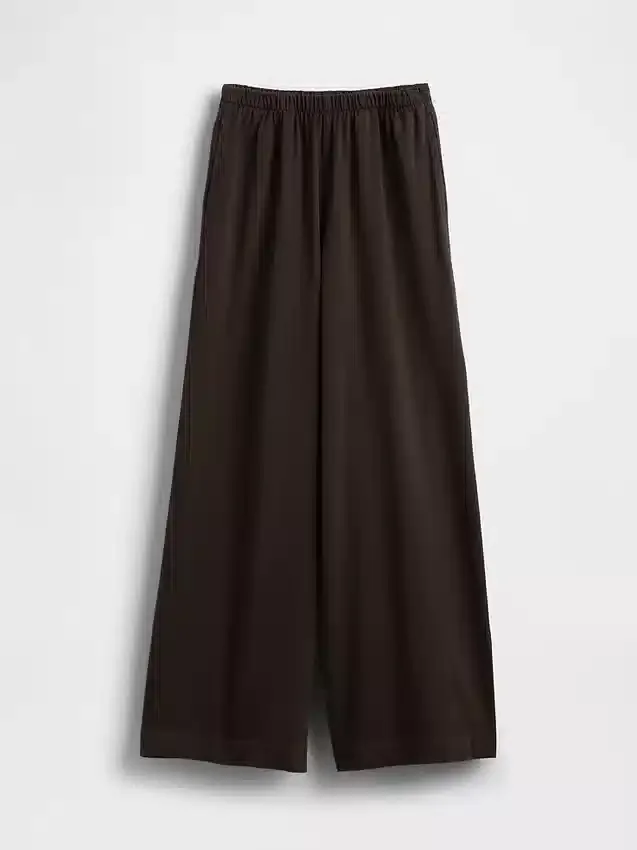 Knit Wide-Leg Pants
