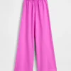 Knit Wide-Leg Pants