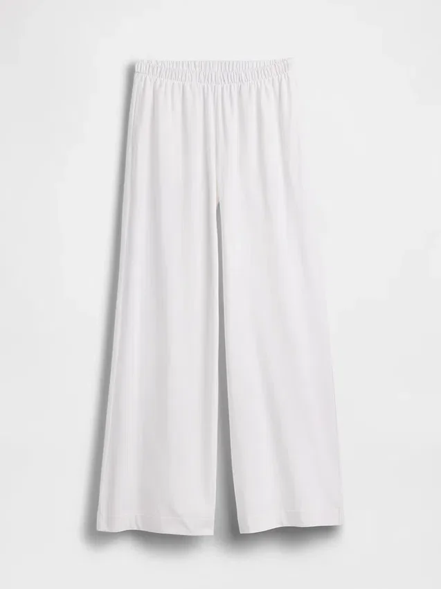 Knit Wide-Leg Pants