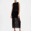 Lace Boatneck Crop Shell Top