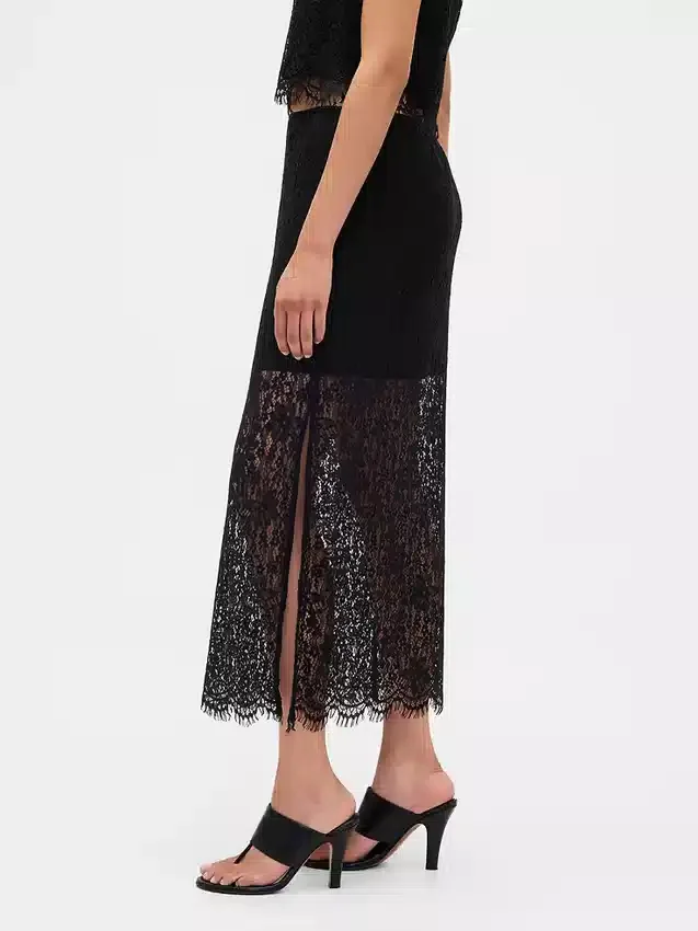Lace Maxi Skirt