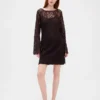 Lace Mini Shift Dress