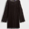 Lace Mini Shift Dress