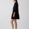 Lace-Trim Drop-Waist Mini Dress