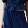 Lace-Trim Maxi Skirt