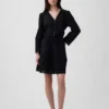 Lace-Trim Mini Dress