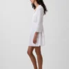 Lace-Trim Mini Dress